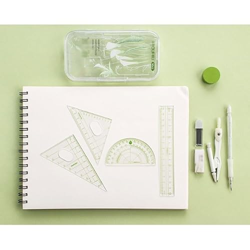 Set Eight Stationery Items of Compasses