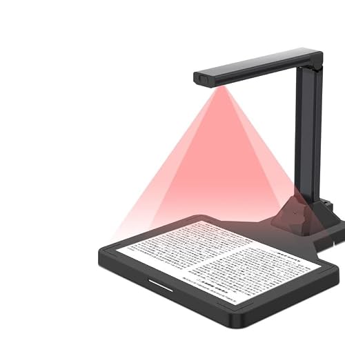 High-Speed 13 MP HE-130D USB Document Scanner Fixed Base OCR A4 Automatic Book Scanning Camera