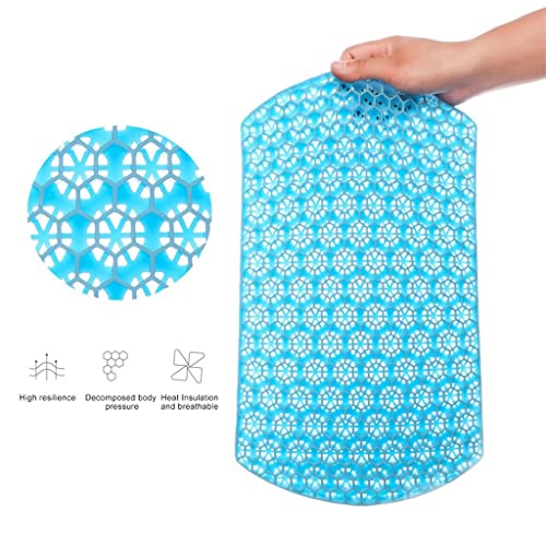 YMGSCC Back Support Cushion Honeycomb Lower Back Relief Gel Lumbar Support Back Cushion Pad for Home Car Office Wheelchair