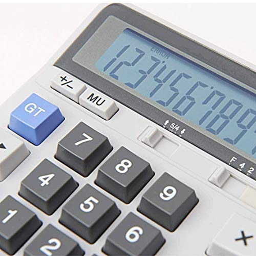 12 Digit Battery Powered Handheld Electronic Business Mini Solar Basic Desktop Desk Calculators with Large LCD Display