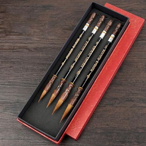 Chinese Calligraphy Brush Pen,Chinese Calligraphy Brush Chinese Calligraphy Painting Brush Set Ink Brush Calligraphy Watercolor Sumi Drawing Brush for Beginner