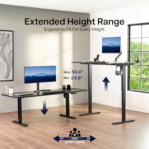 VIVO Light Wood 71 x 30 in Standing Desk, DESK-KIT-2E71C