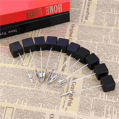 50 Pcs Cube Stand Wedding Table Name Card Holders Party Decor Black