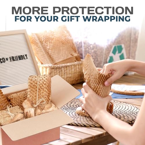 HexcelPack HexcelWrap Mini Honeycomb Packing Paper - Natural, 12" x 1400'