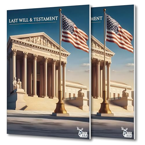 2 Pack Last Will and Testament Kit 2026: Attorney-Prepared, 50-State Compatible, Customizable Will Forms with Instructions, Codicil Form, Sample Completed Will, Estate Planning for Singles & Families