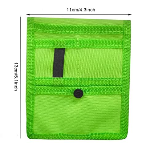 Pocket Protector 2pcs Multi-function Chest Pocket Pouch Portable Storage Pen Chest Toolkit For Students Office Nurse Doctors Hospital Supplies For Shirts Pants Lab Coats Nurses(Deep green)