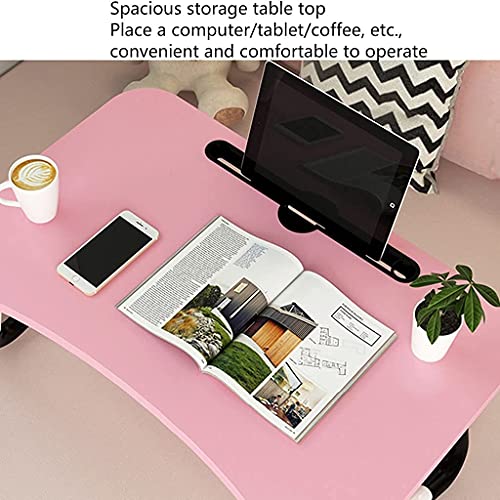 BSNANCA Folding Table On Bed Foldable Laptop Bed Tray Table Lap Desk Bed Sofa Floor for Food Laptop Desk Folding Bed Table Portable Multifunctional