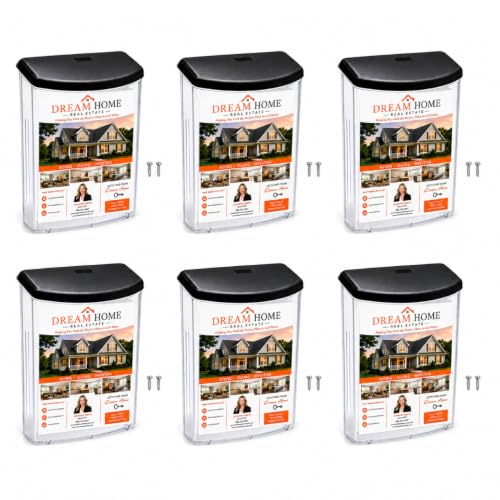 SOURCE ONE Premium Large Outdoor Real Estate Style Brochure Holder