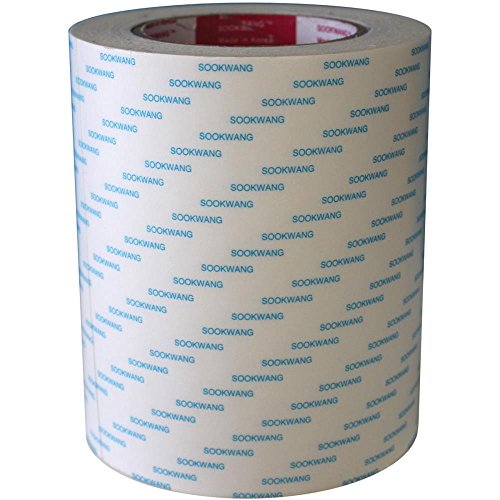 Scor-Tape 6" Double-Sided Adhesive Tape, 27 Yards, Acid-Free, Ultra-Thin, Perfect for Card Making, Scrapbooking & Paper Crafts, Single Roll