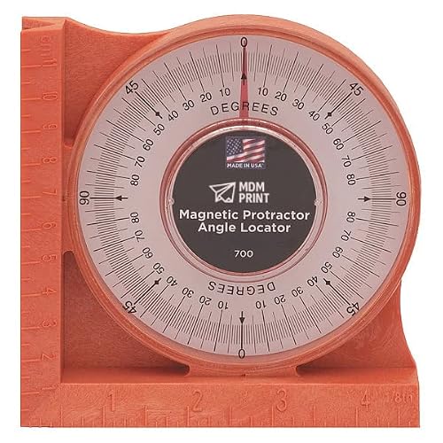 Protractor Angle Finder, 4 In, Magnetic