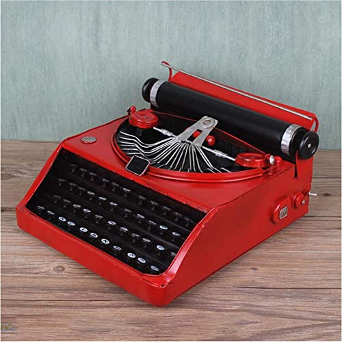 Vintage Typewriter Model - Retro Metal Typewriter - Retro Handicrafts Antique Typing Machine Model, for Home, Bar Decoration, Movie Props