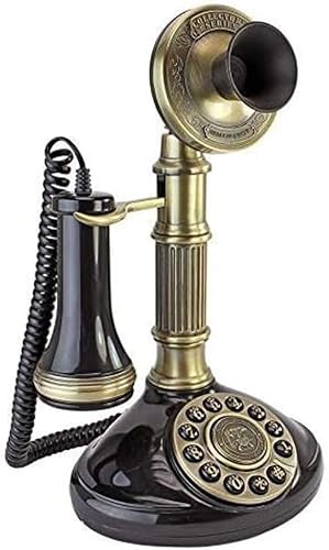 Wrobelax Antique Phone - Roman Column 1897 Candlestick Rotary Telephone - Corded Retro Phone - Vintage Decorative Telephones