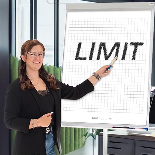 Limit Flip Chart Paper - White - 20 Sheets per Pad - 70gsm - Pack of 5