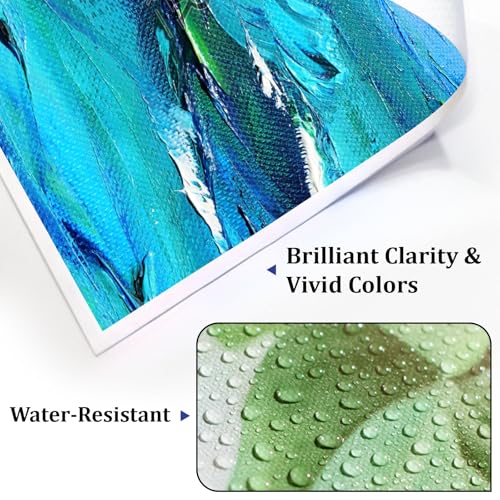 Professional Matte Canvas Roll Long Unstretched Canvas Roll Wide Format Inkjet Printer, Perfect for Fine Art, Photography, rchival Quality Prints, Epson Canon HP (200GSM Polyester 36" x100ft)