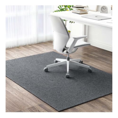 Chair Mat for Carpet High Pile Anti-Slip Backing, Easy to Clean, Can Be Cut to Size for Desk Office Home,Gray-200×300cm/78.74×118.11in