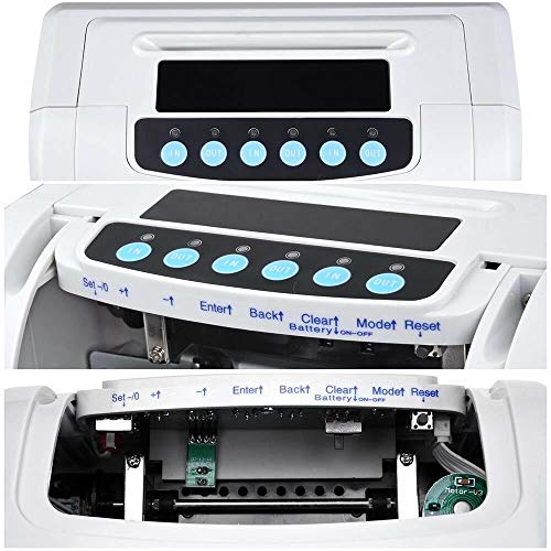 Employee Attendance Punch Time Clock Payroll Recorder LCD Display w/ 100 Cards