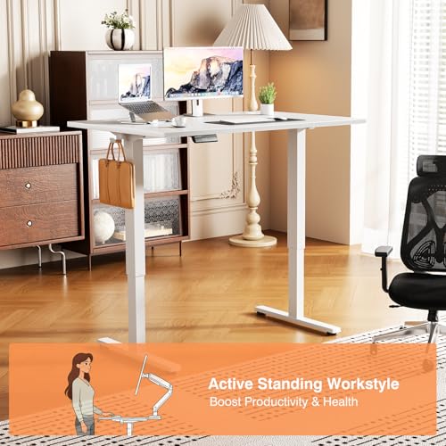 Sweetcrispy Electric Standing Desk, Computer Desk, 40x24 Inch