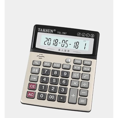 Business Large Voice Cash Verification Calculator Wholesale Finance Office Real Person Pronunciation Computer