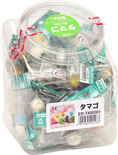 Sugata Iwako Eraser, Egg 60 Pack SCERTAM001
