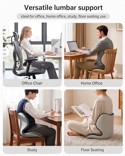 Ergonomic Back Posture Correcting Chair Support Seat Cushion for Office