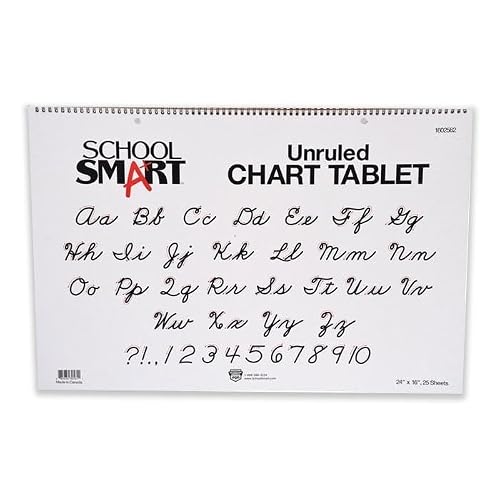 Casafoyer Chart Tablet, 24 x 16 Inches, Unruled, 25 Sheets - Pack of 2