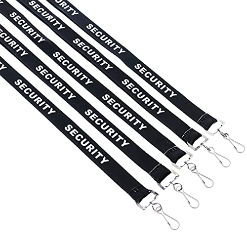 Specialist ID Bulk 100 Pack - Security Lanyard with Safety Breakaway Clasp and Metal Clip - Neck Strap Key and I'D Badge Holder for Security Guard, Loss Prevention, or Safety Officer Cooridinator