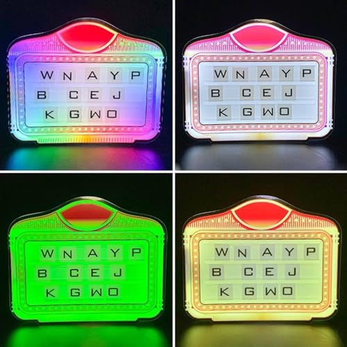 Bottle Service Sign, Custom Message Bottle Presenter for Night Club, APP Programmable Texts Scroll Play RGB Color Display Screen,LED Message Board Color Letter Billboard with 2x5000mAh Batteries