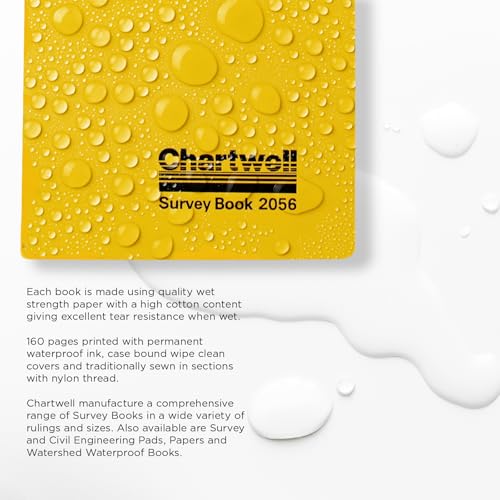 Exacompta Chartwell Field Survey Book, 130x205mm, Graph with 2 Lines