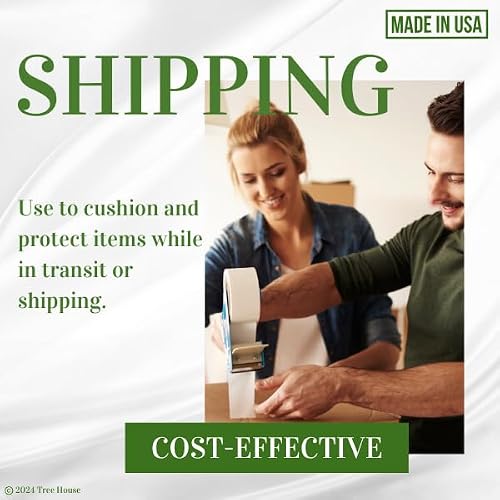 Tree House Packing Paper for Moving – 630 Newsprint Packing Paper Sheets – 27” x 17” Paper for Packing Dishes, Shipping, and Moving Supplies – Recyclable Movers’ Paper – Made in USA