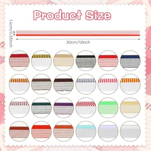 Superhao Book Headband 52Pcs Book Binding Headband Materials Kits for Beginner Bookbinding for Beginners