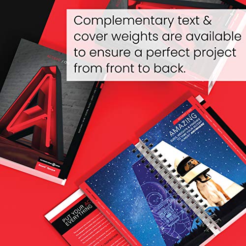 Accent Opaque White 8.5” x 11” Cardstock Paper, 65lb, 176gsm – 250 Sheets (1 Ream) – Premium Medium Weight Smooth Cardstock, Printer Paper for Invitations, Menus, Business Cards – 188560R