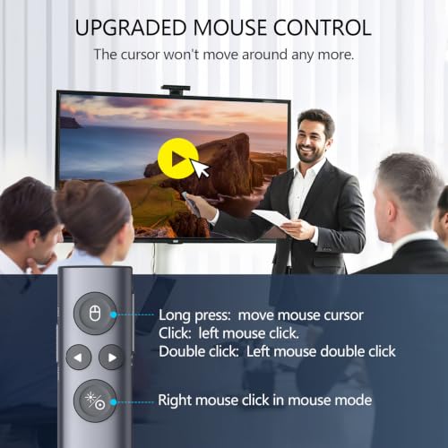 Norwii N95s Presentation Remote, Slide Clicker for PowerPoint Presentations
