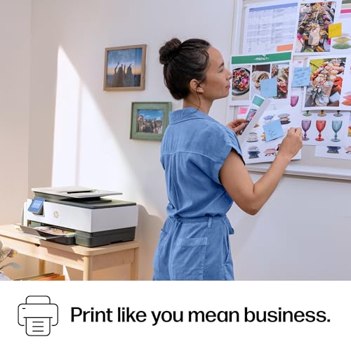 HP OfficeJet Pro 8135 Wireless All-in-One Color Inkjet Printer, Print, Scan, Copy, Fax, ADF, Duplex Printing Best-for-Home-Office, 3 Month Trial of Instant Ink Included, AI-Capable (C2VK1A)