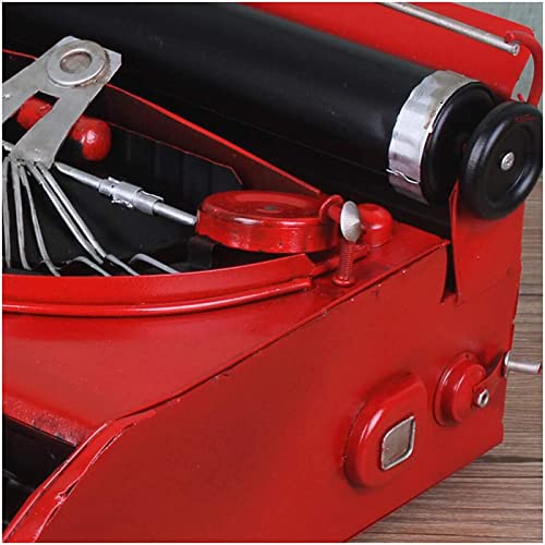 Vintage Typewriter Model - Retro Metal Typewriter - Retro Handicrafts Antique Typing Machine Model, for Home, Bar Decoration, Movie Props