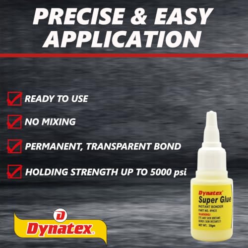 Dynatex .70 oz Super Glue Instant Adhesive (10 Pack) (143432x10)