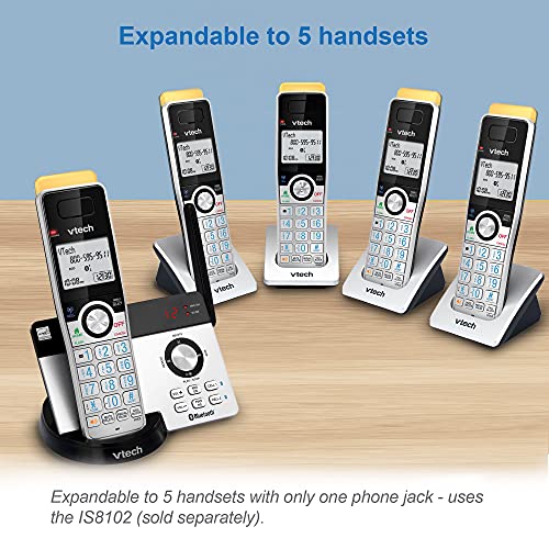 VTech IS8121-4 Super Long Range Cordless Phone, 4 Handsets