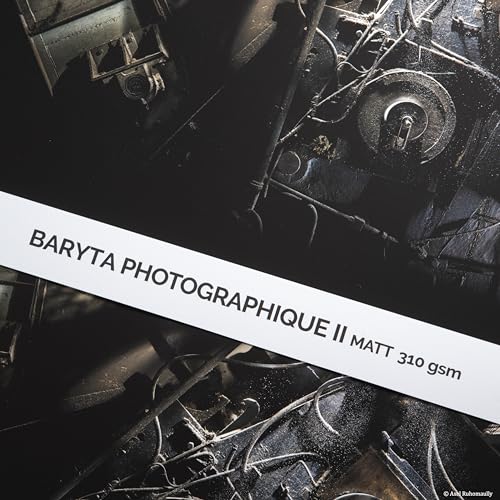Canson Infinity Baryta Photo II Matt White Inkjet Photo Paper, 310gsm, A3, 25 Sheets, Acid-Free, Ideal for Professional Photographers