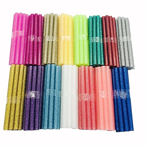 Hot Melt Glue Sticks 150 pc 7mm Colorful Hot Melt Glue Sticks, For Glue Gun High Viscosity Adhesive Repair Tool, Art Craft Hand Tool 150 PC Per Set Melt Glue Stick ( Diameter : 7mm , Length : 100mm )