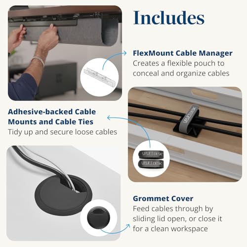 UPLIFT DESK V3 2-Leg Walnut Laminate Wood Standing Desk – Adjustable Height, Advanced 1-Touch Memory Keypad, Under Desk Cable Management, Wire Grommets & Rocker Board (Black C-Frame, 80 x 30 inch)
