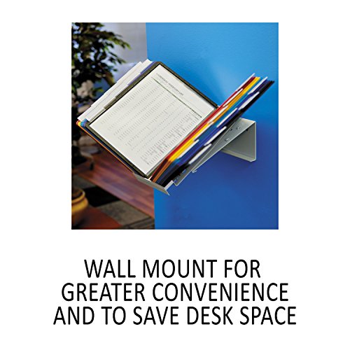 Durable Desktop Reference System, 20 Double-Sided Panels, Assorted Colors