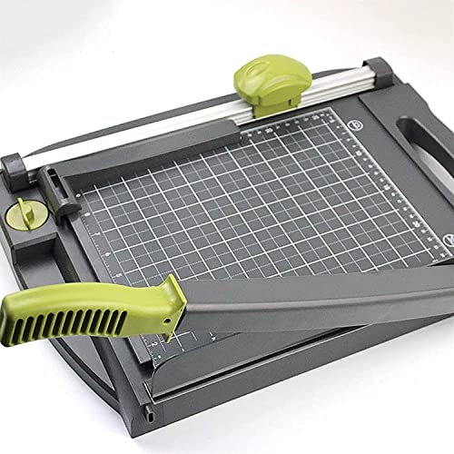 KouRy Paper Trimmer Multifunctional Manual Paper Cutter A4 Guillotine Cutter Paper Cutter Business Card Card Photo Cutter (Grey)