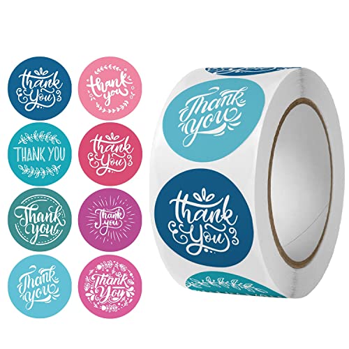 UOHLCX Thank You Stickers Dessert Seal Reward Stickers Wedding Birthday Party Flowers