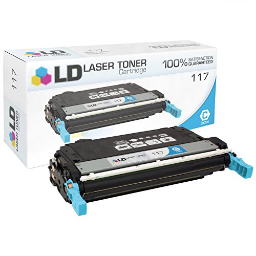 LD Products Remanufactured Toner Replacement for Canon 117 2577B001AA Cyan