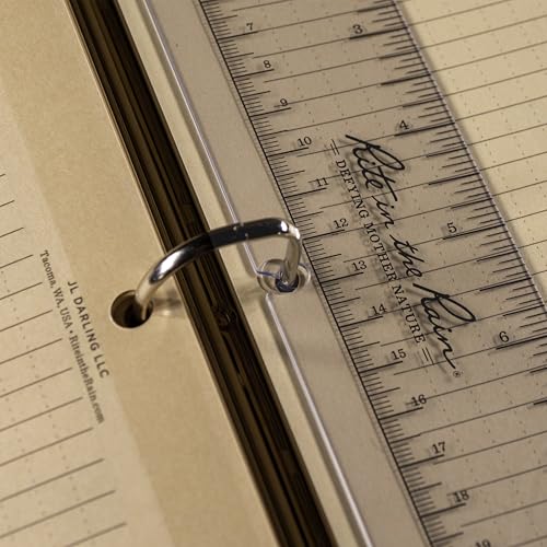 Rite in the Rain Weatherproof Starter Field Planner Kit, MultiCam CORDURA fabric Cover, 1" Ring Binder, Ruler / Writing Guard (No. 9250M-MX)
