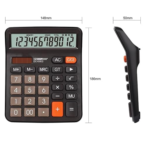 Calculator Solar 12 Bit Large Screen Power Supply Computer Wholesale Office Dedicated