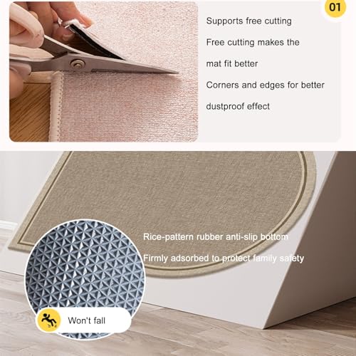 LVYUDS Bedroom Office Chair Mat for Carpet Dirt-Resistant Easy to Care, Office Floor Mat for All Kinds of Floors Anti-Slip Bottom Velvet Computer Chair Mat(180 * 120cm,Plaid B)