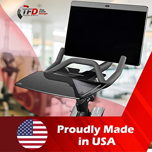 TFD The Tray+ Dark Laptop Desk Tray for Peloton Bike+, Made in USA