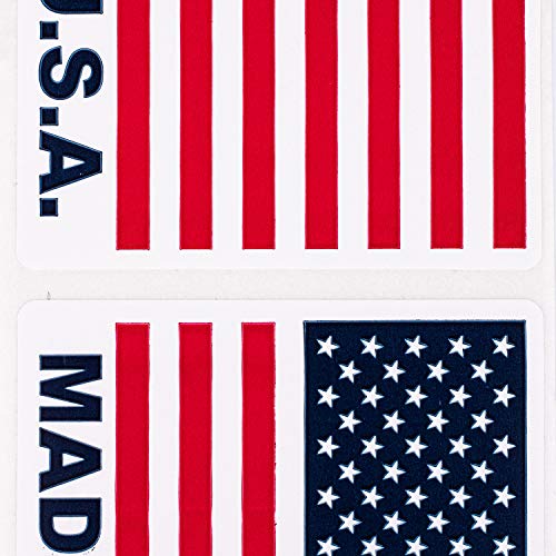 HouseLabels Made in USA (Not Postage Stamps) (2" x 3")