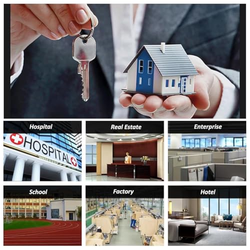 KK-GAL 24/32/48/96/120 Position Key Lock Box, Key Safe Security Storage Lockbox Holder, Key Organizer with Key Tags, Key Keeper Box for Real Estate Sales Office, Key Holder Organizer,48 bits