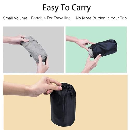 WODHAZNC Inflatable Foot Pillow for Travel Rest Airplane Car Bus Footrest Pillows Kids Flight Sleeping Resting with Air Pump(D)